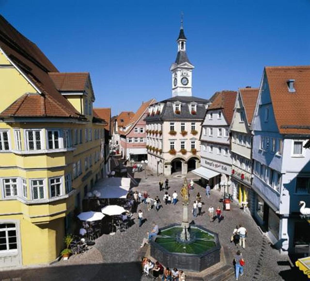 Hotel Zum Weissen Ochsen Aalen Exterior foto